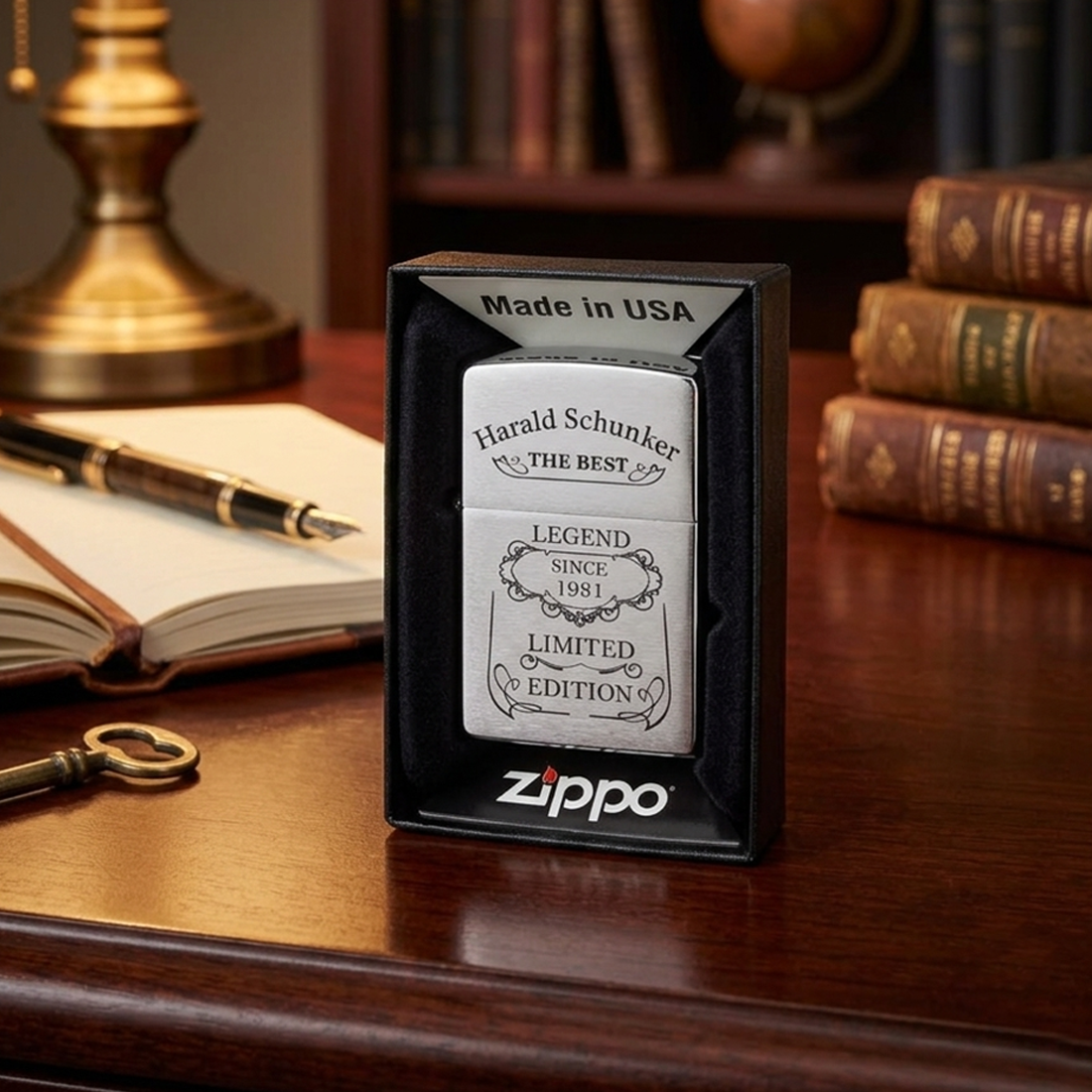 Zippo® Sturmfeuerzeug mit Gravur personalisiert