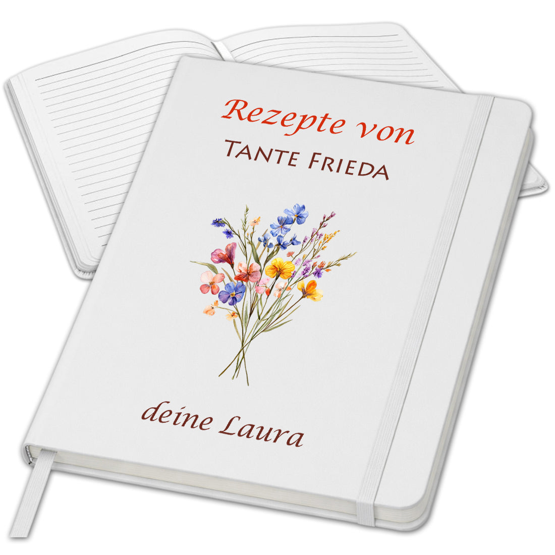 Personalisiertes A5 Notizbuch mit Namen – Individuelles Journal & Tagebuch