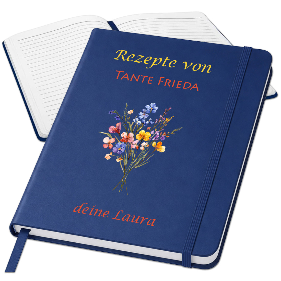 Personalisiertes A5 Notizbuch mit Namen – Individuelles Journal & Tagebuch