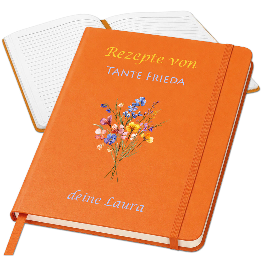 Personalisiertes A5 Notizbuch mit Namen – Individuelles Journal & Tagebuch