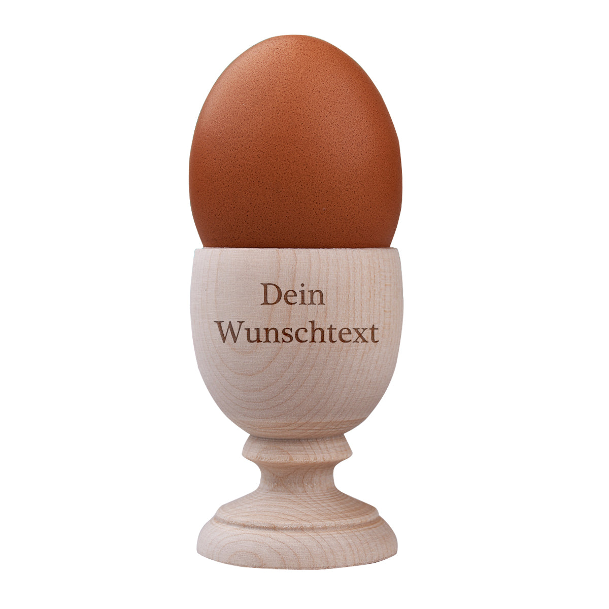 Personalisierter Eierbecher aus Holz mit Gravur - Nachhaltiges Ostergeschenk
