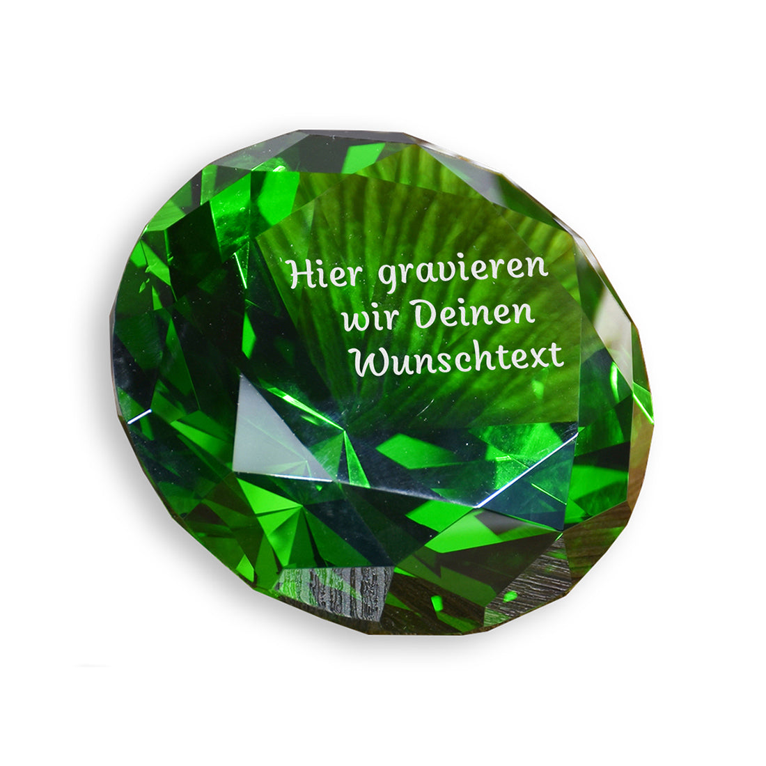 Diamant Wunschtext Farbe grün