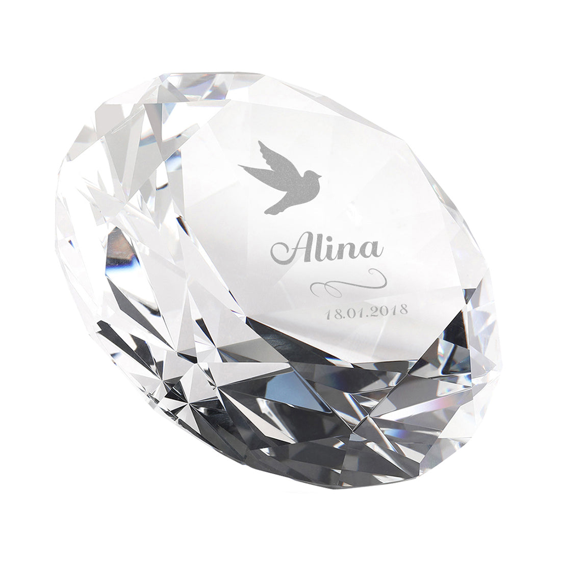 Farbe transparent Diamant Taube