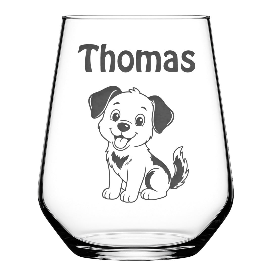 Personalisiertes Kinderglas mit Namen & Wunschmotiv 425 ml