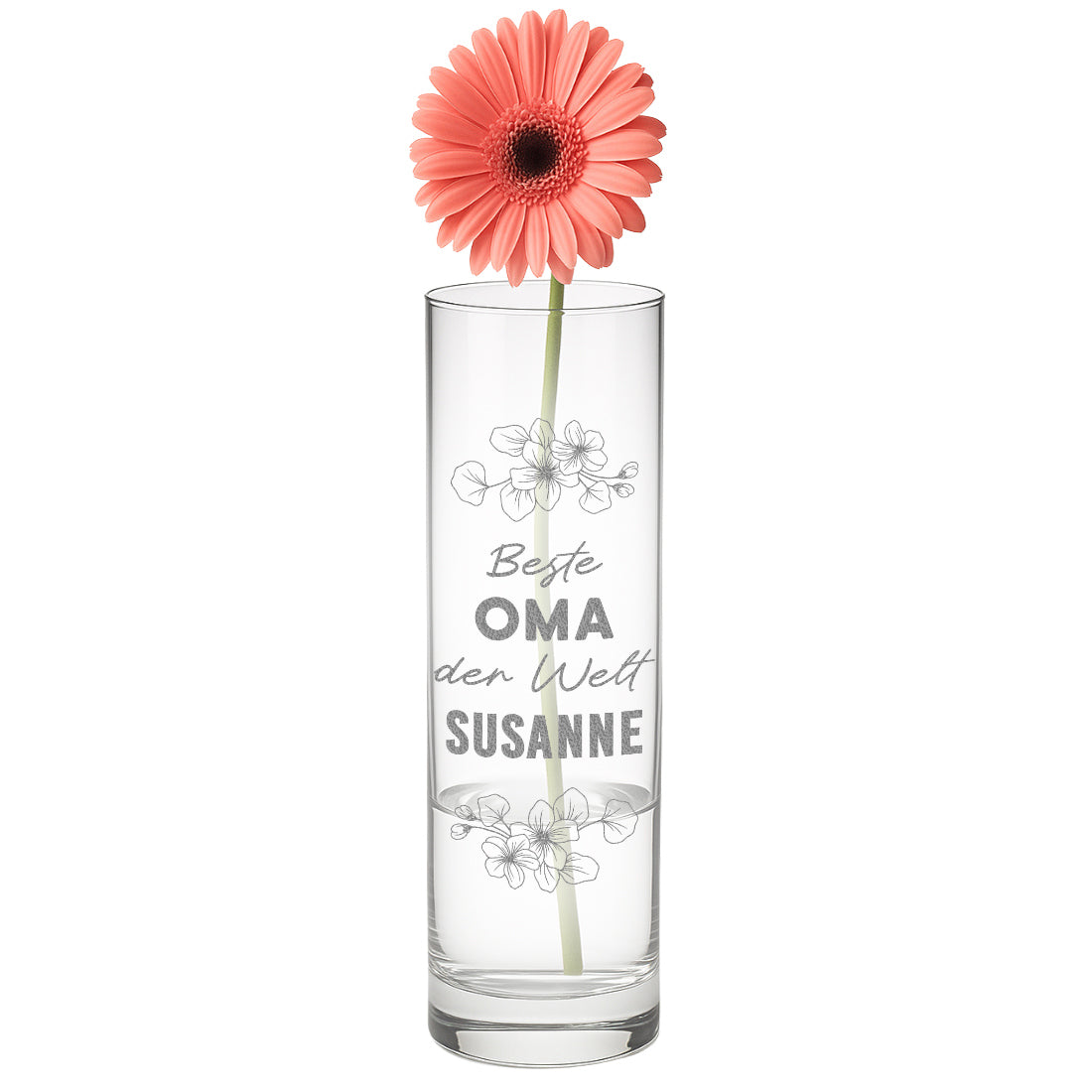 Vase schlicht beste Oma