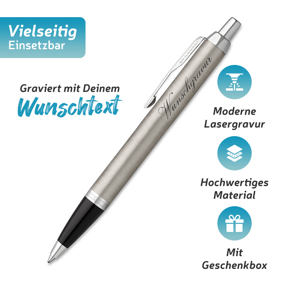 Parker IM Kugelschreiber mit individueller Gravur & Geschenkbox