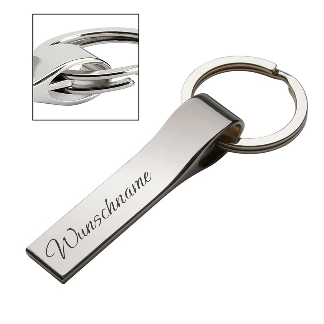 Personalisierter Schlüsselanhänger mit Gravur