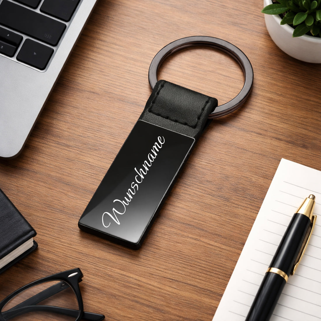 Personalisierter Schlüsselanhänger - Beidseitige Gravur