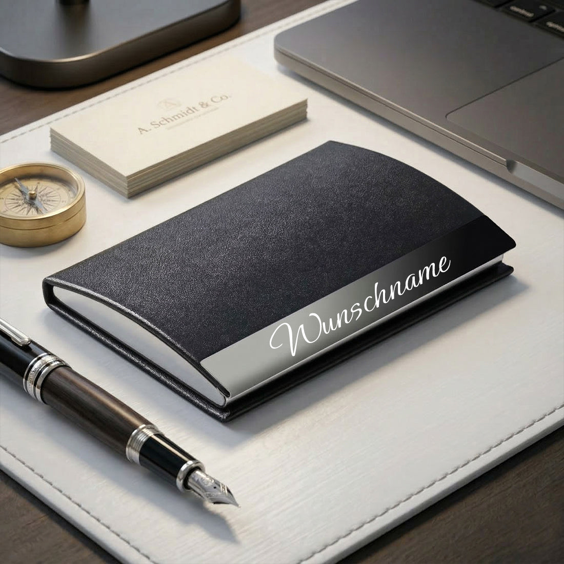 Visitenkarten-Etui mit Gravur personalisiert