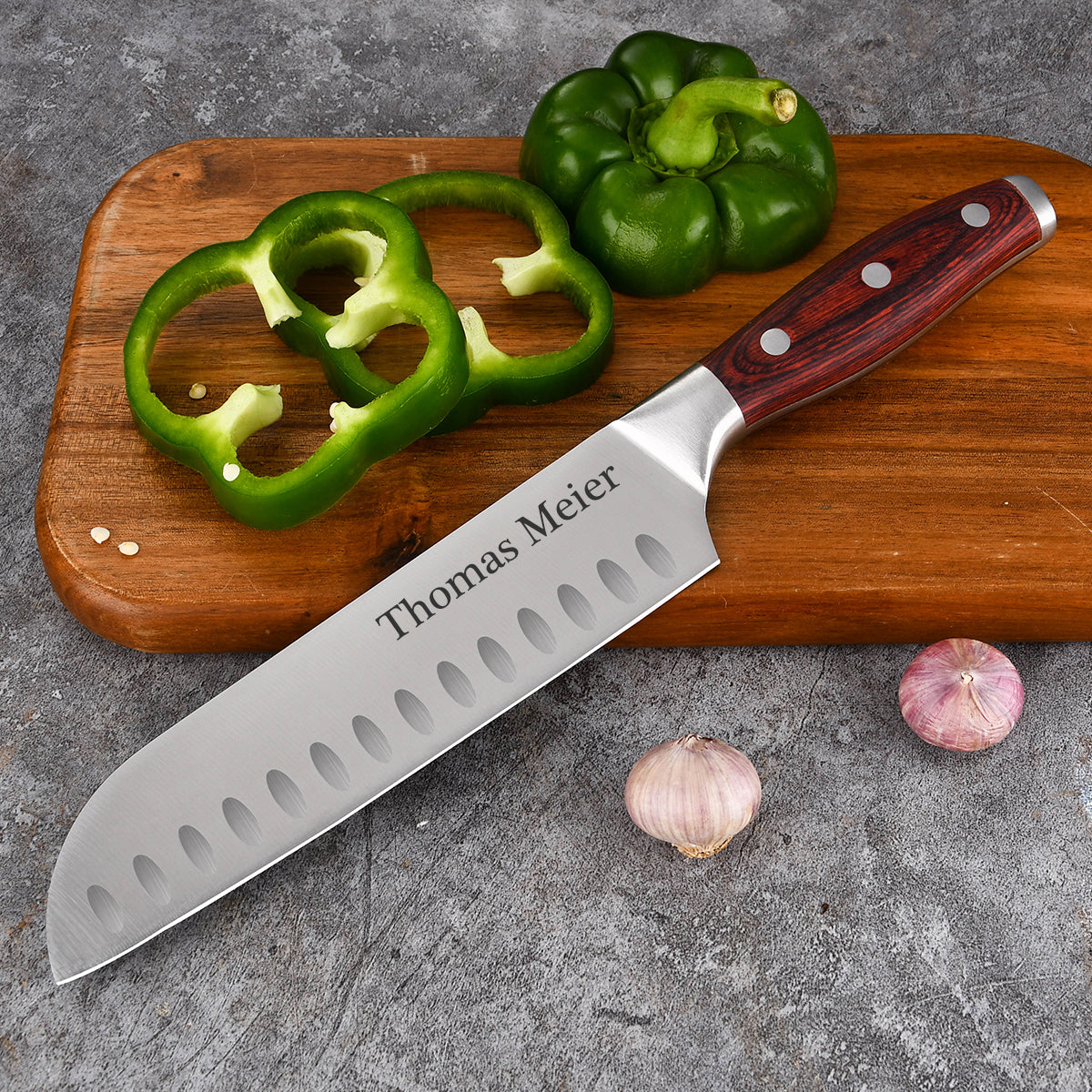 Personalisiertes Küchenmesser "Kobe" mit individueller Gravur