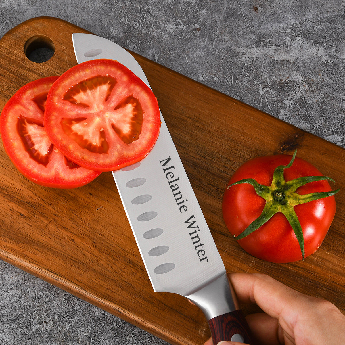 Personalisiertes Küchenmesser "Kobe" mit individueller Gravur