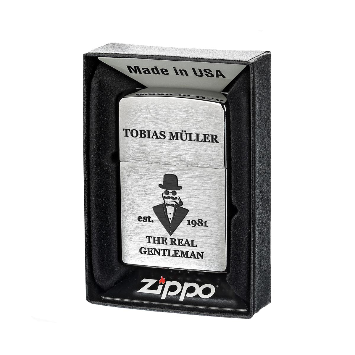 Zippo® Feuerzeug mit Gravur personalisiert