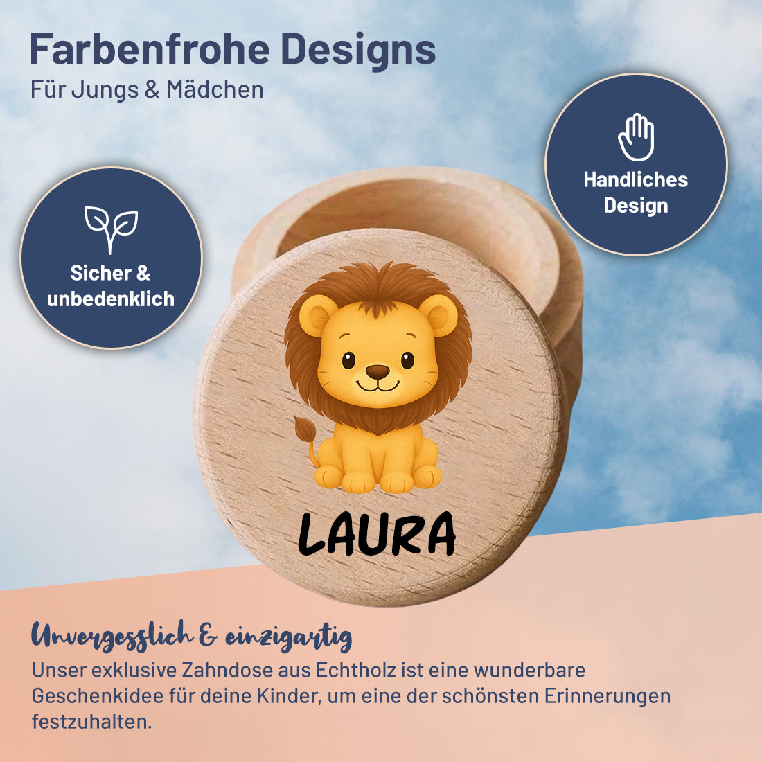Tiere-Zahndose einzigartig