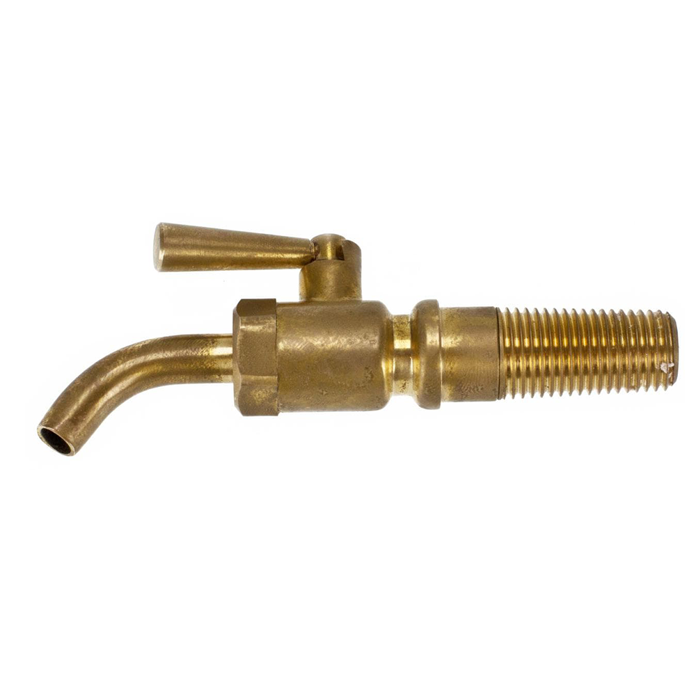 Messing-Zapfhahn für Eichenholz Fässer - 9,5 cm