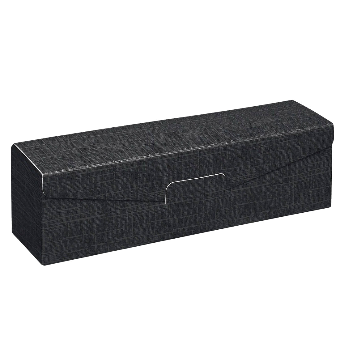 Premium-Geschenkbox Schwarz - Edle Strukturprägung