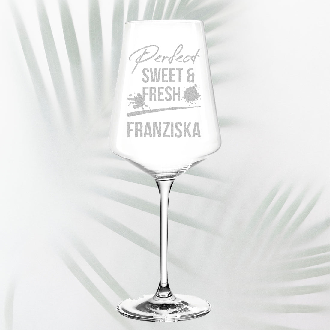 Aperol Spritz Glas mit Gravur "Perfect sweet & fresh"