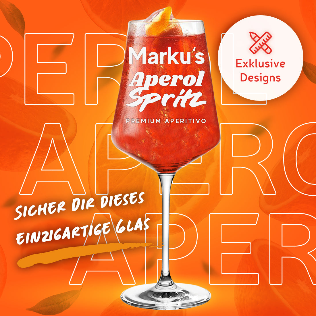 Cocktailglas für Longdrinks & Aperitifs mit personalisierter Gravur