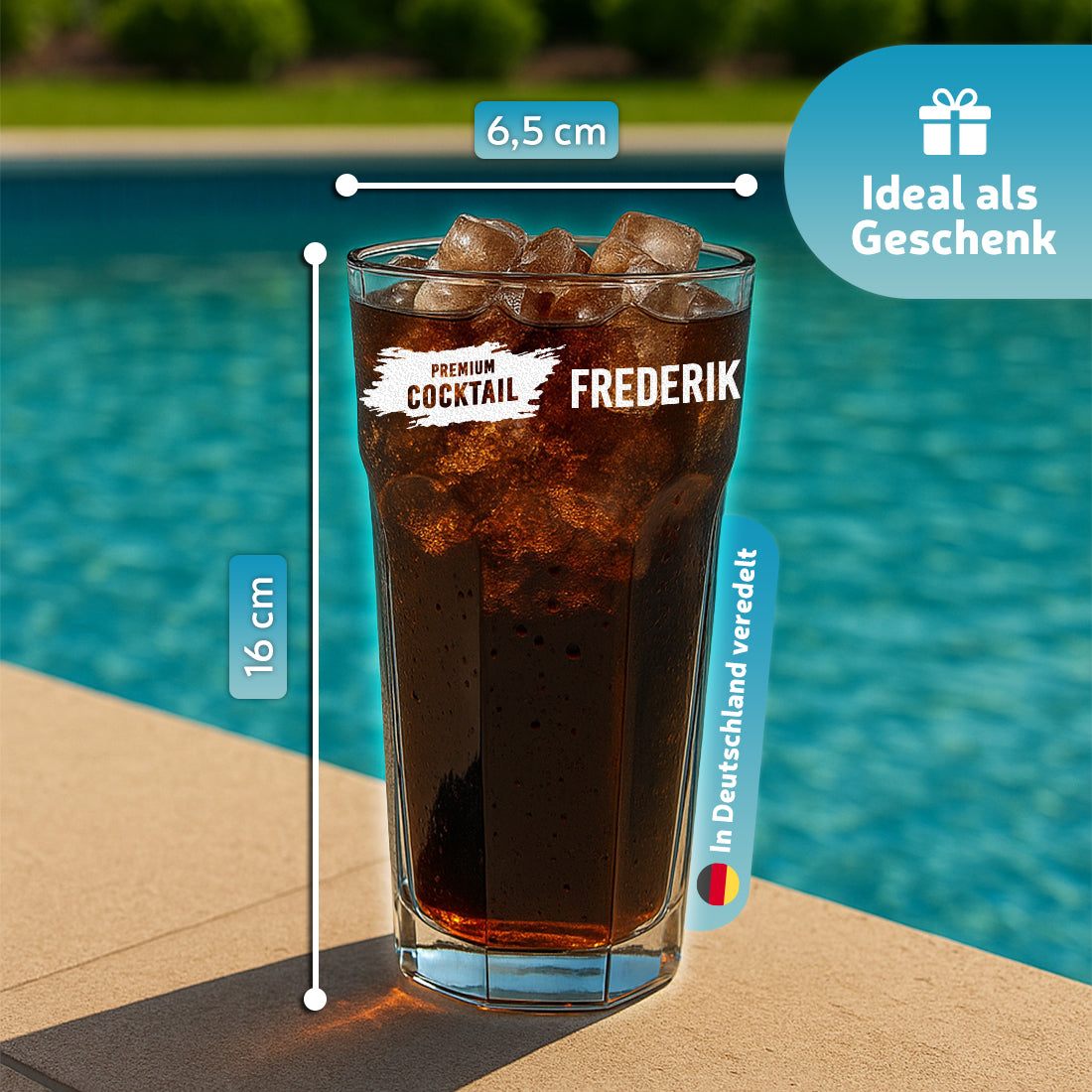 Cocktailglas 480 ml mit personalisierter Gravur