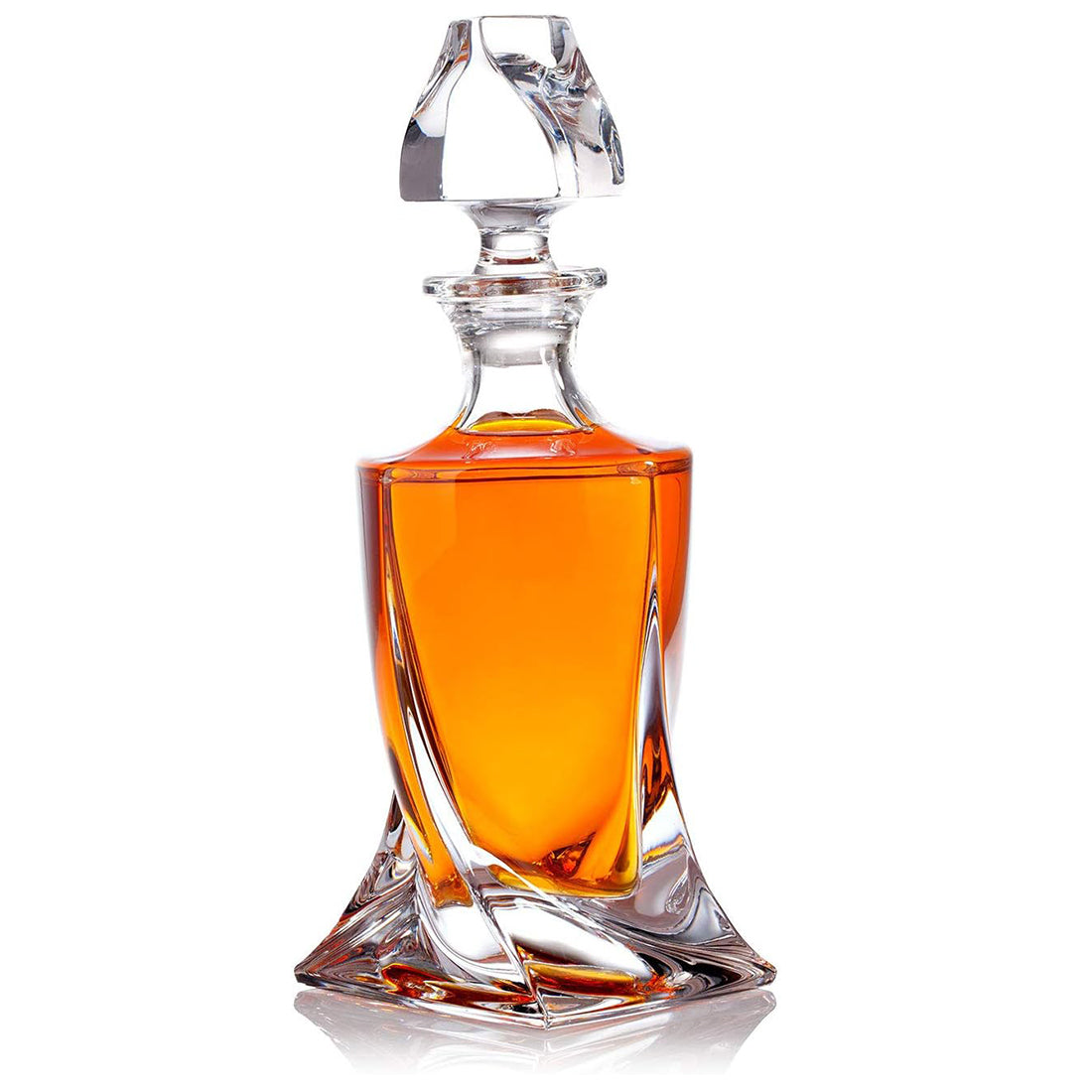 Whisky Set Twirl Dekanter 800 ml und Whiskygläser 300 ml