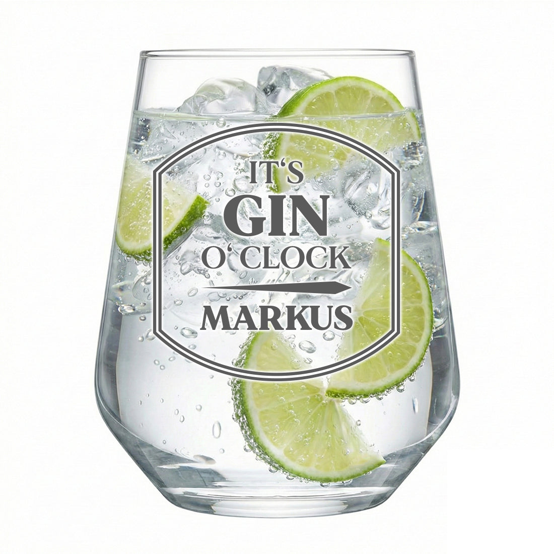 Gin Tonic Glas 425 ml mit personalisierter Gravur - das perfekte Geschenk