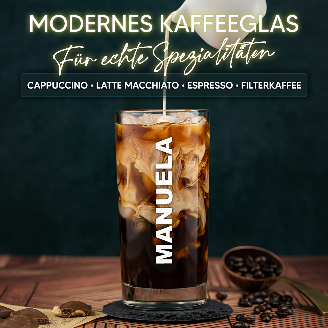 Longdrinkglas 485 ml mit personalisierter Gravur