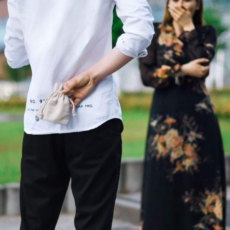 Herz Ringkissen für Paare mit Wunschgtavur