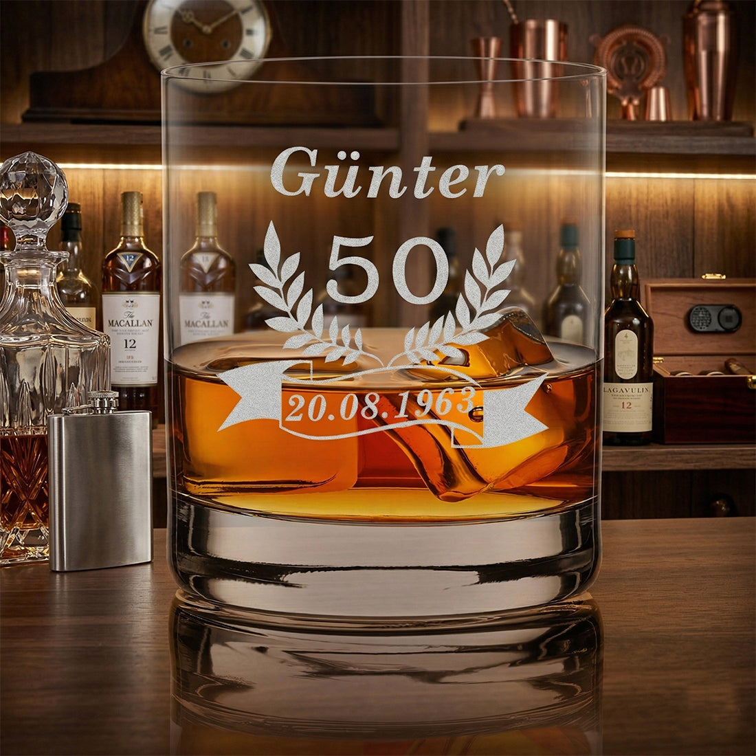 Whisky Tumbler 350 ml mit Gravur personalisiert