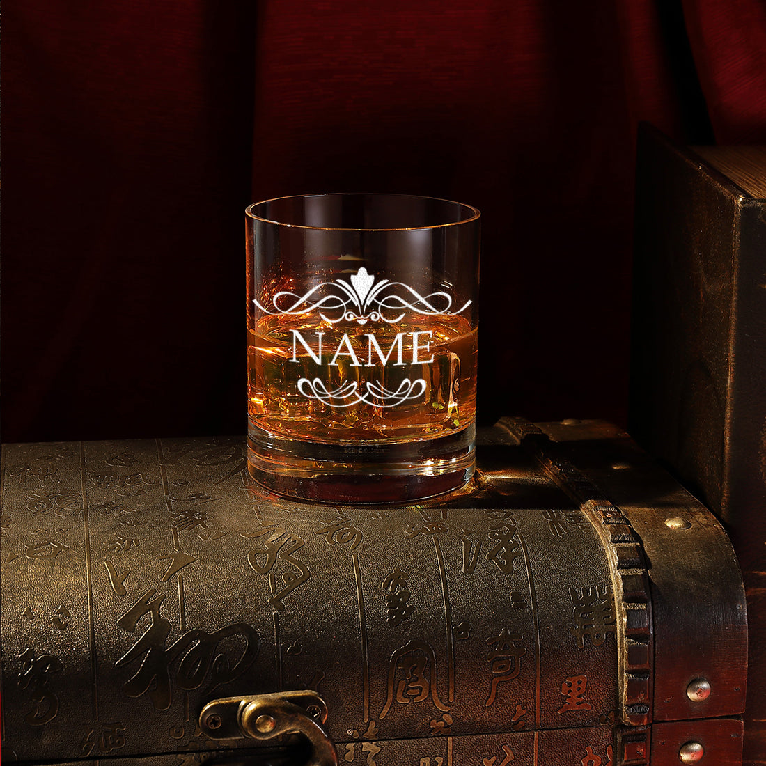 Whisky-Set Karaffe 850 ml mit Whiskyglas 320 ml - mit Wunschgravur