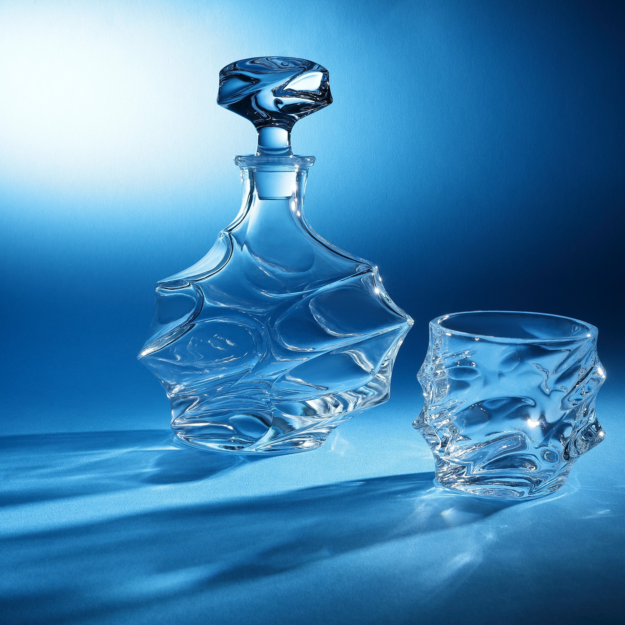 5-TLG Whisky Dekanter Set mit 4 Whiskygläser