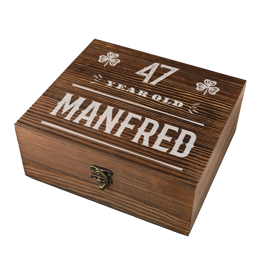 Whisky-Set Kühlsteine, Gläser und Untersetzer in Holzkiste mit Gravur - Jubiläumsgeschenk