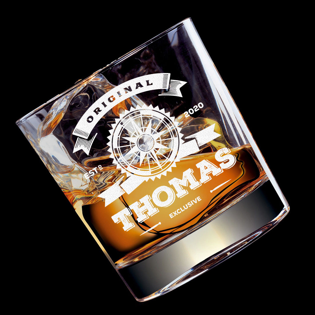 Whiskyglas 320 ml "Original Exklusive" mit Wunschgravur