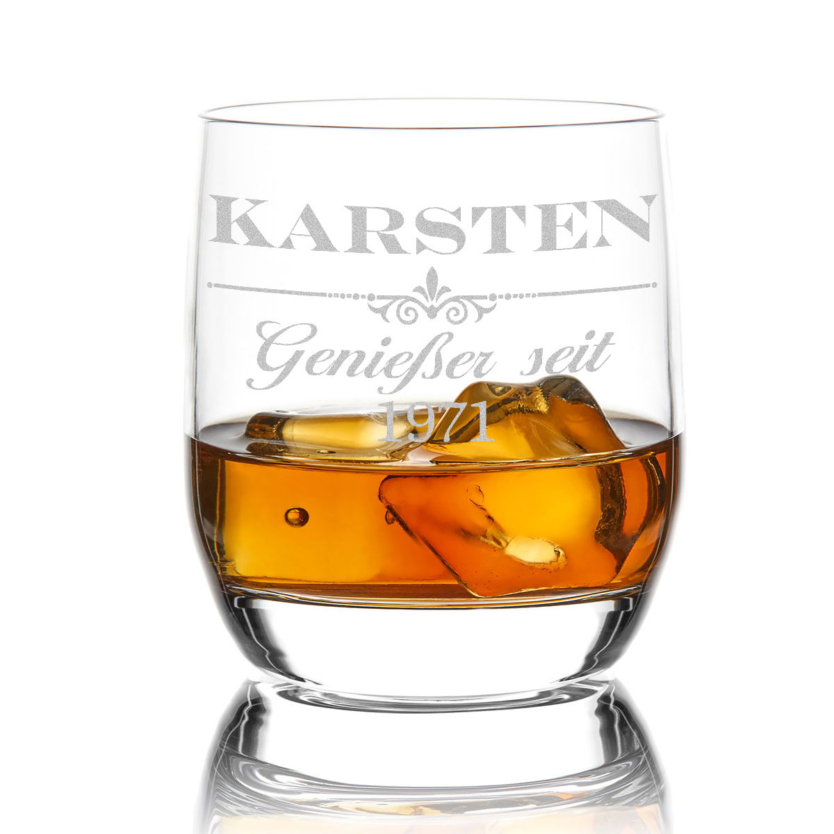 Whisky Glas mit Gravur Whiskeyglas Personifizierter