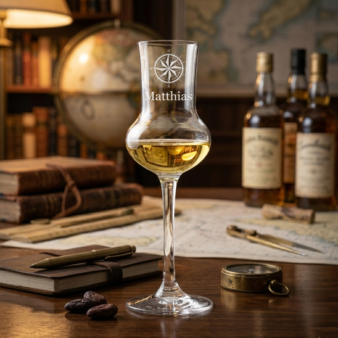 Grappaglas personalisiert Eleganz für feinste Destillate