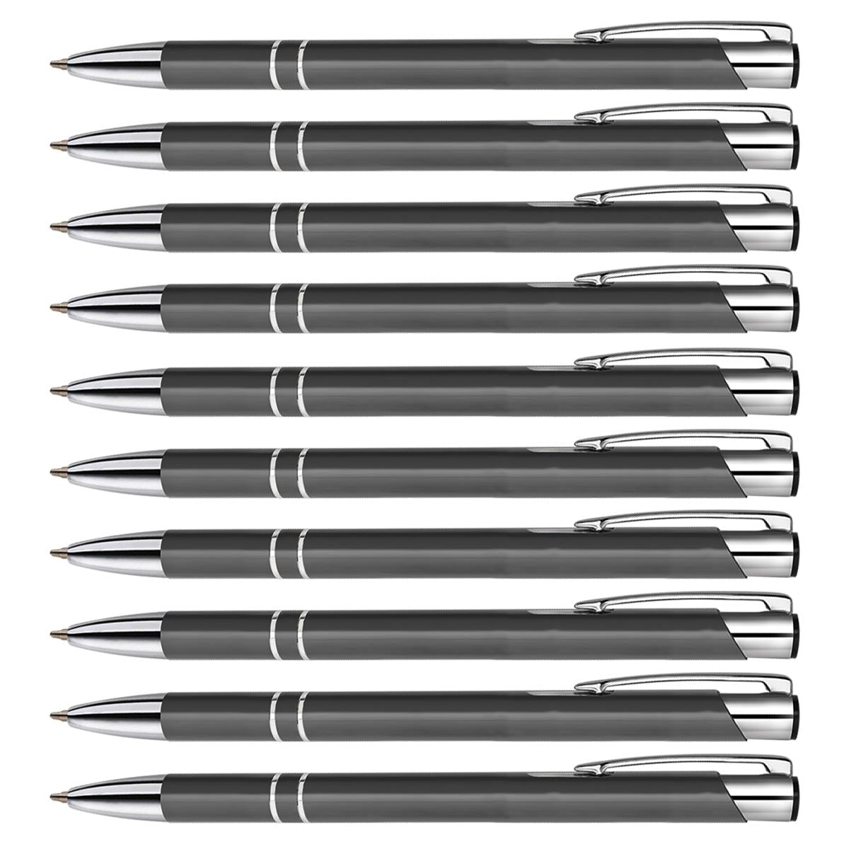 10er Set Personalisierte Metall-Kugelschreiber mit Gravur