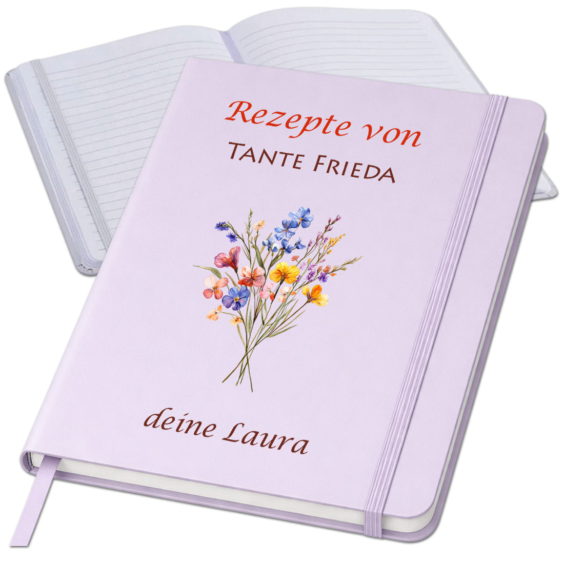 Personalisiertes A5 Notizbuch mit Namen – Individuelles Journal & Tagebuch