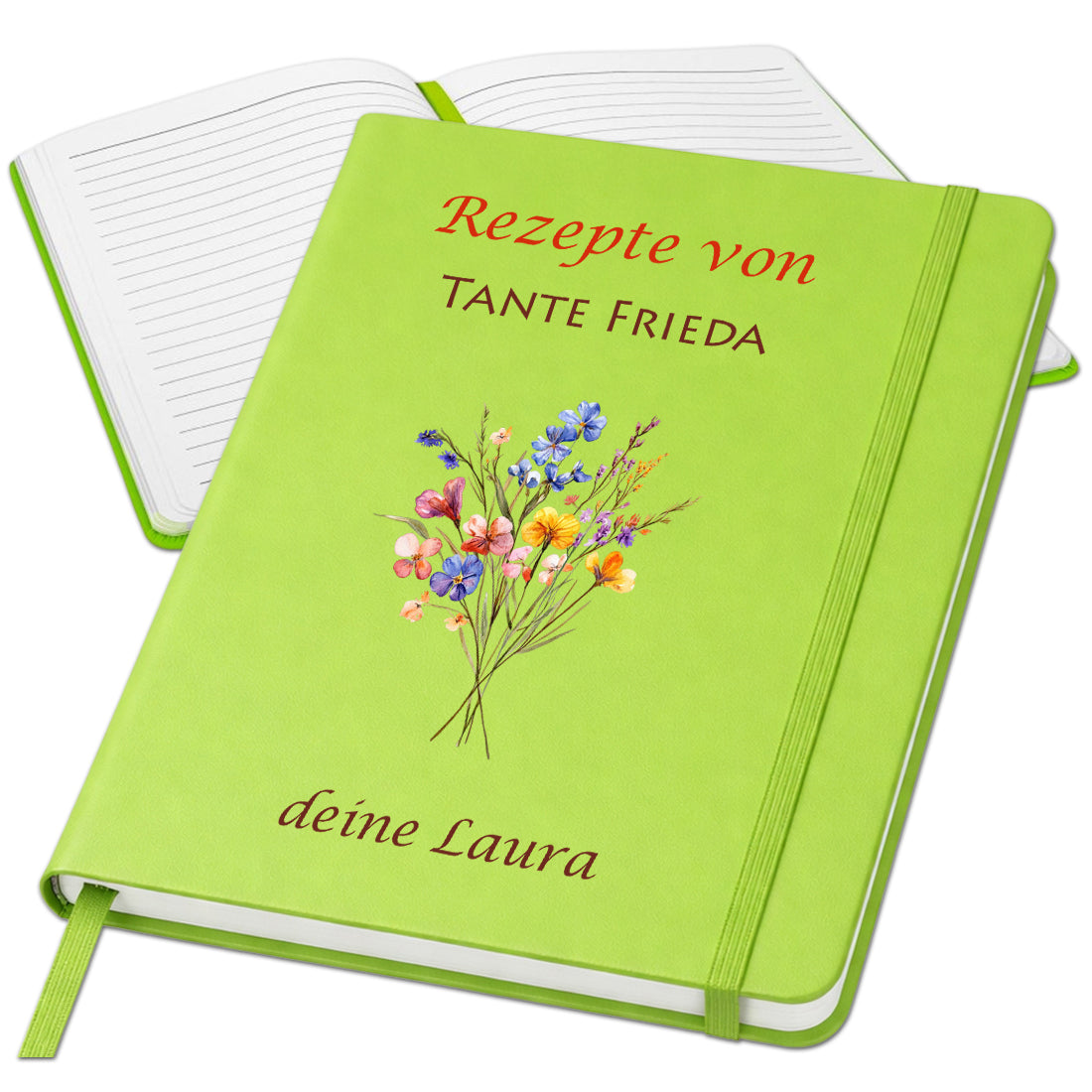 Personalisiertes A5 Notizbuch mit Namen – Individuelles Journal & Tagebuch