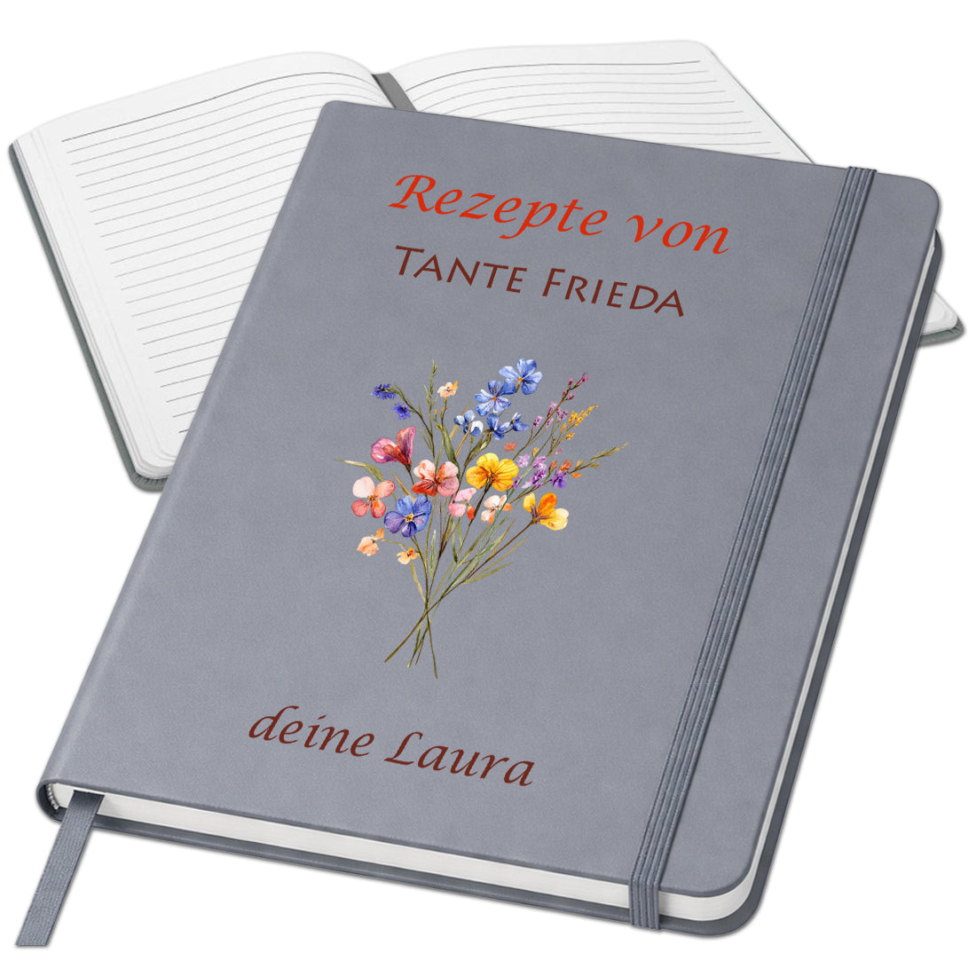 Personalisiertes A5 Notizbuch mit Namen – Individuelles Journal & Tagebuch