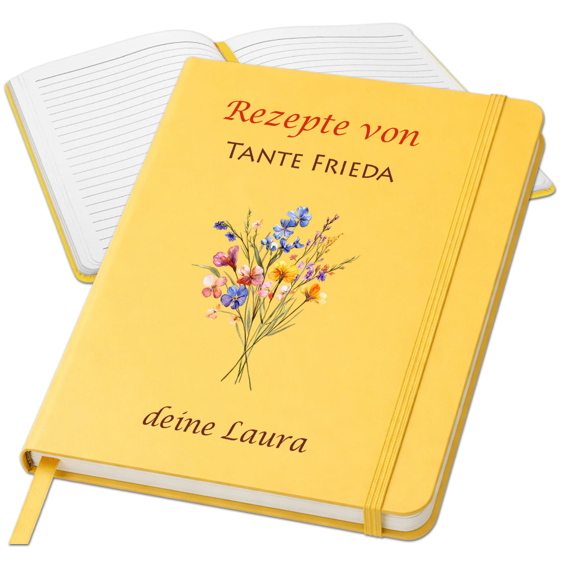 Personalisiertes A5 Notizbuch mit Namen – Individuelles Journal & Tagebuch