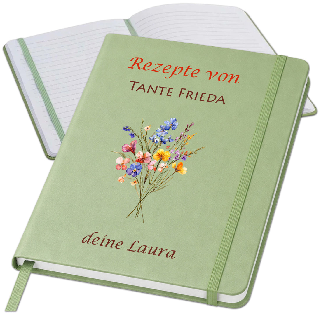 Personalisiertes A5 Notizbuch mit Namen – Individuelles Journal & Tagebuch