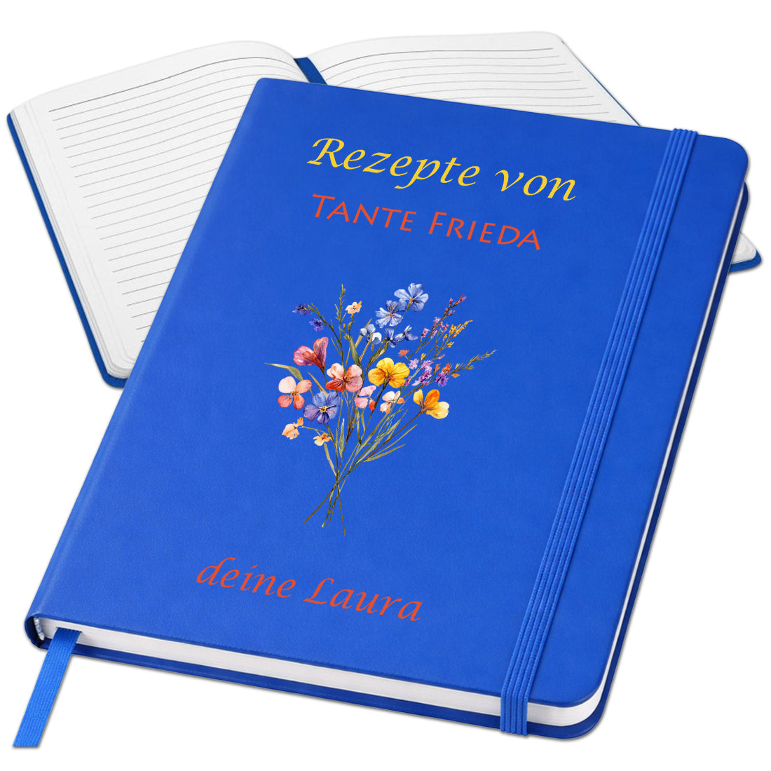 Personalisiertes A5 Notizbuch mit Namen – Individuelles Journal & Tagebuch