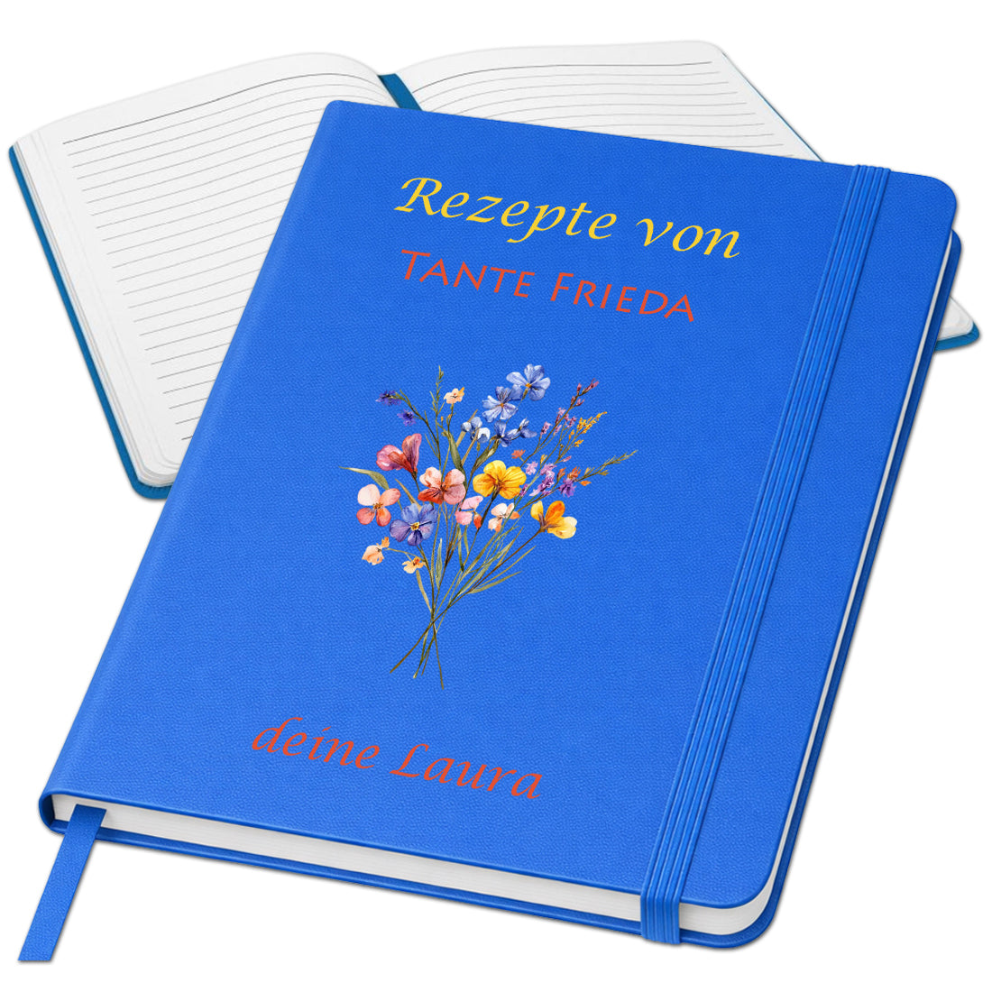Personalisiertes A5 Notizbuch mit Namen – Individuelles Journal & Tagebuch