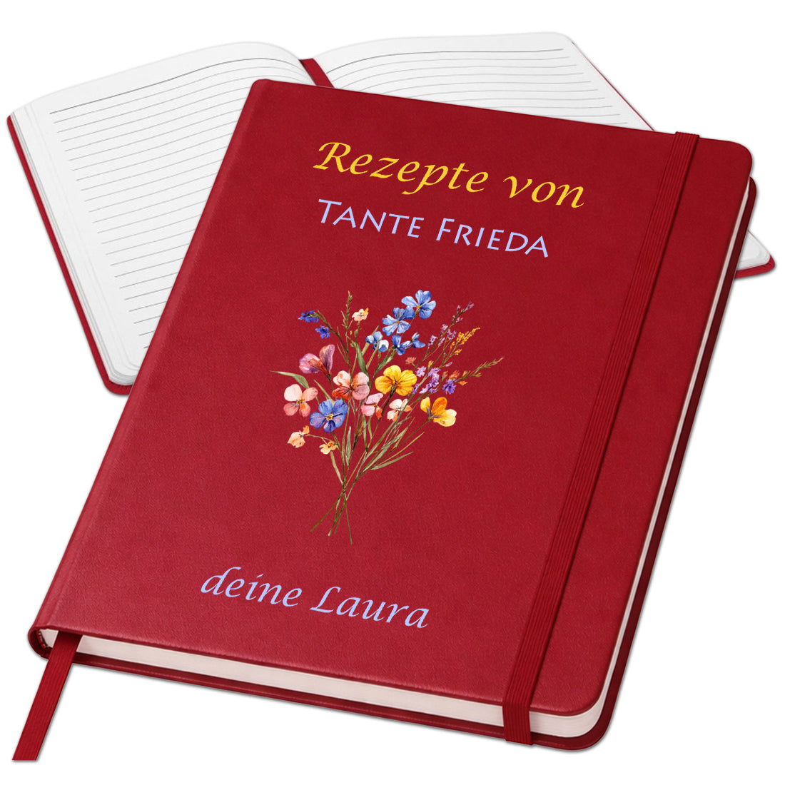 Personalisiertes A5 Notizbuch mit Namen – Individuelles Journal & Tagebuch