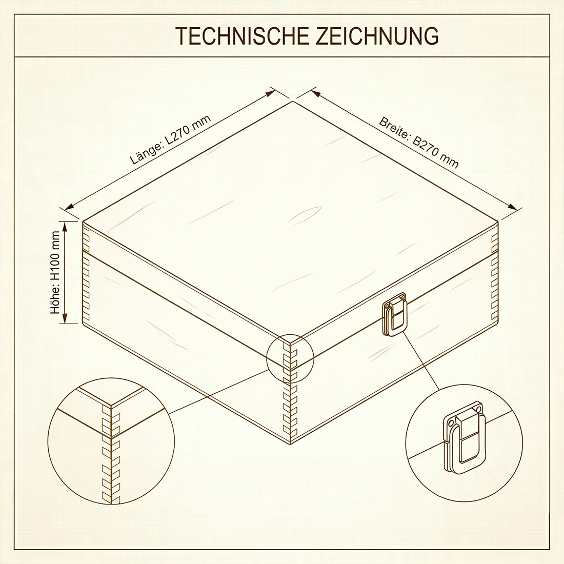 Personalisierte Erinnerungsbox zum kirlichen Anlass mit UV-Druck & Name
