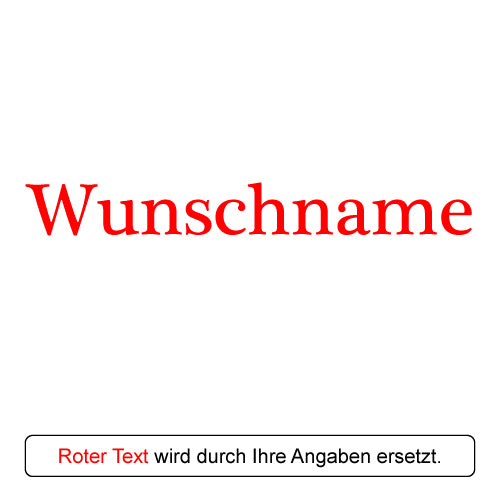 Zollstock roter Text wird ersetzt