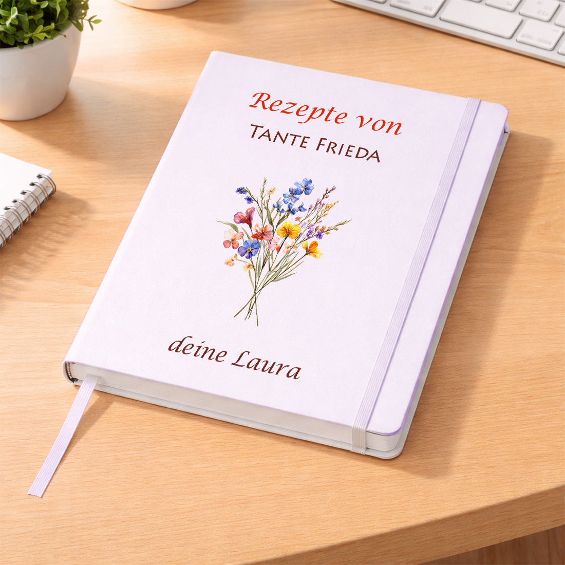 Personalisiertes A5 Notizbuch mit Namen – Individuelles Journal & Tagebuch