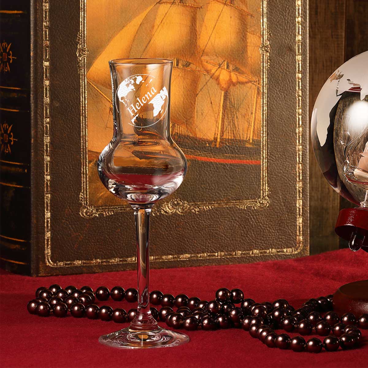 Grappaglas personalisiert Eleganz für feinste Destillate
