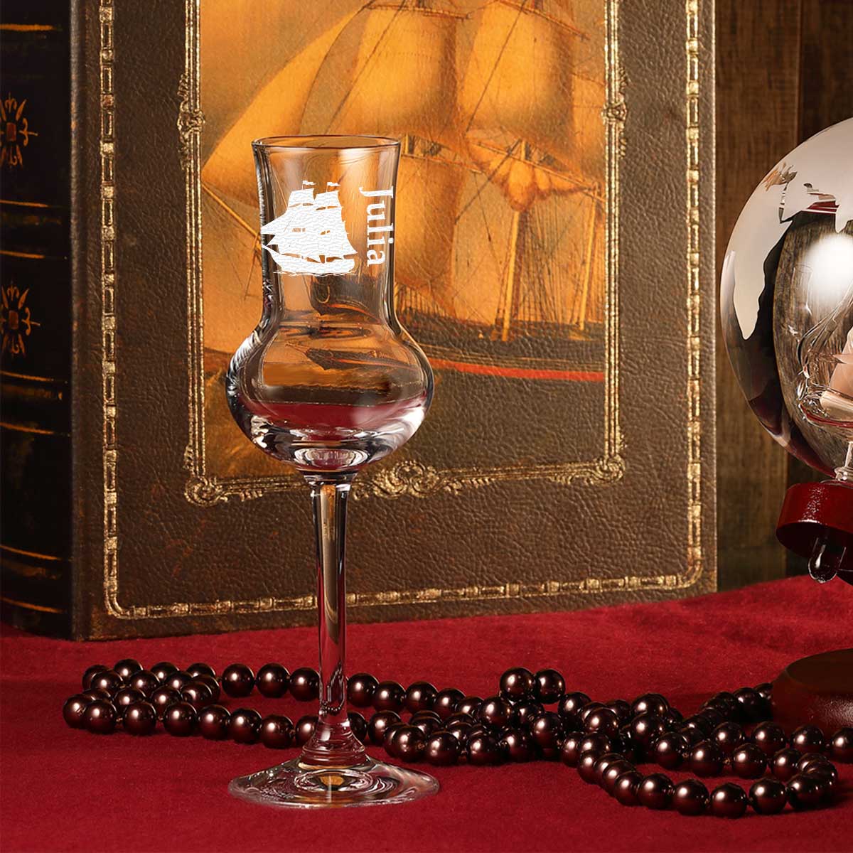 Grappaglas personalisiert Eleganz für feinste Destillate