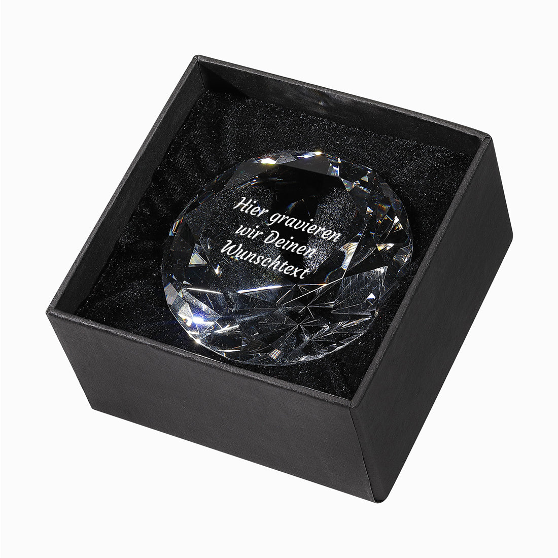 Diamant Wunschtext in Geschenkbox