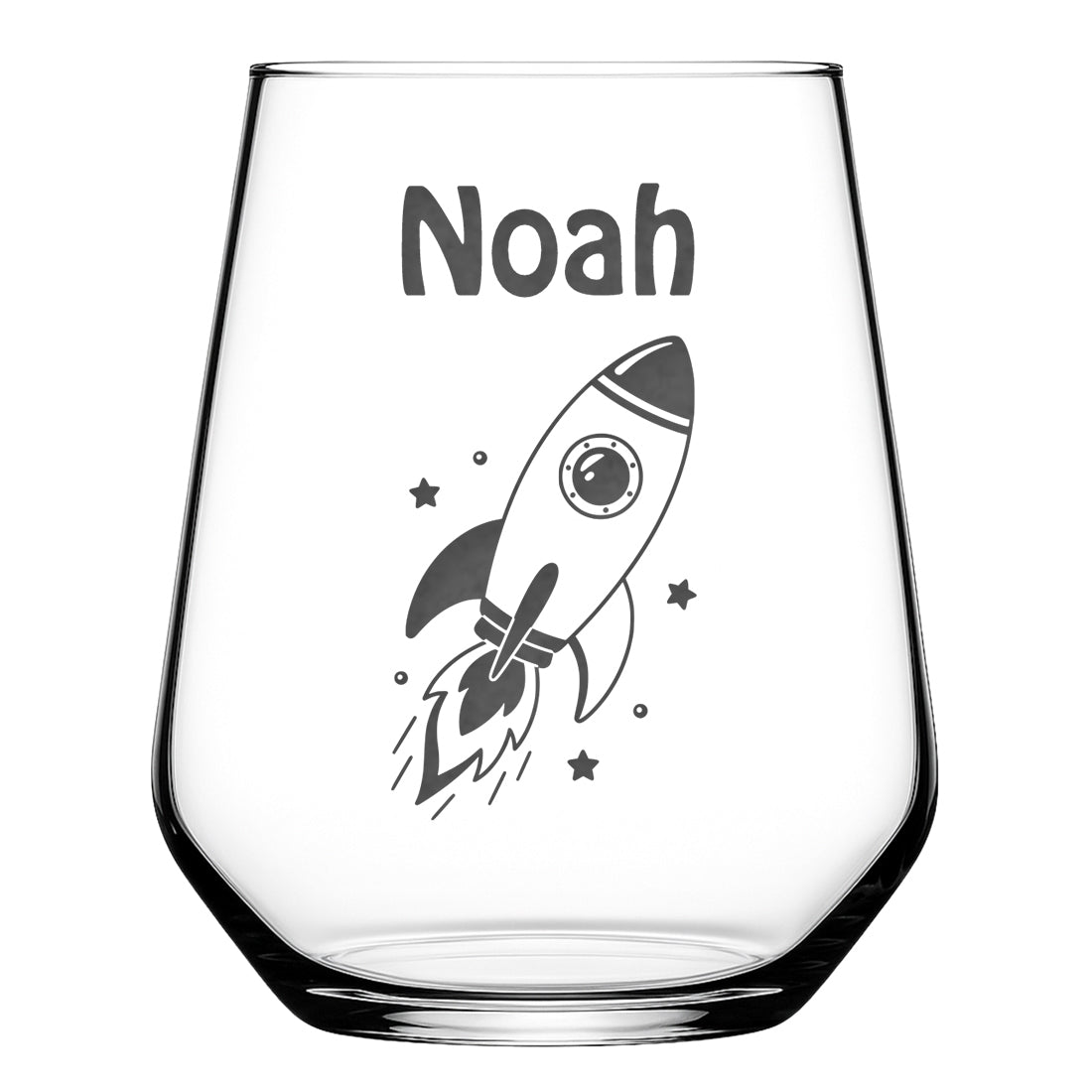 Personalisiertes Kinderglas mit Namen & Wunschmotiv 425 ml
