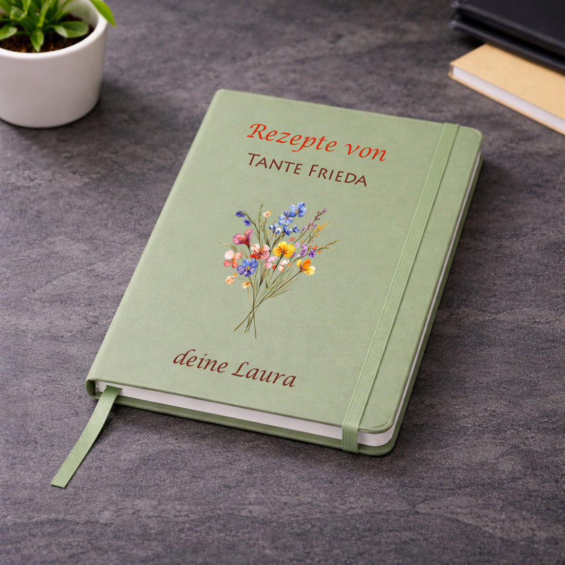 Personalisiertes A5 Notizbuch mit Namen – Individuelles Journal & Tagebuch